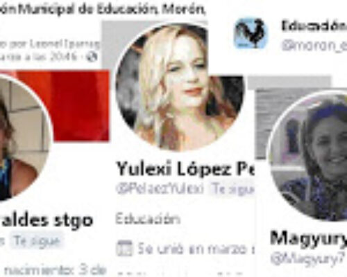 Educadores de Morón por mayor presencia en redes sociales