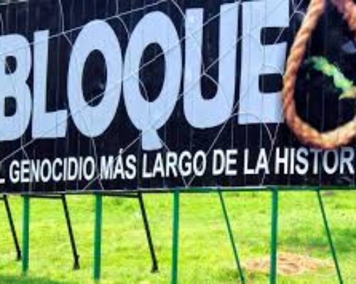 El costo del bloqueo genocida