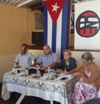 Sostienen intercambio con miembros de la UNEAC