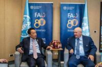ntercambia Tapia Fonseca con director general de la FAO