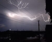 Rayos asociados a las tormentas eléctricas