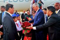 Visita Díaz-Canel a Laos