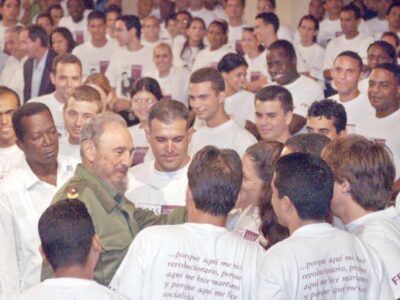 Fidel en el Aula Magna hace 20 años