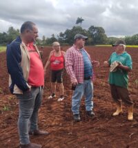 Sostienen fructífero intercambio con productores en Morón