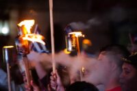 Marcha de las Antorchas en Morón como tributo a Martí, Fidel y la Revolución