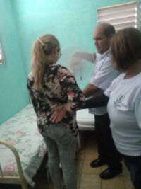 Visitan autoridades de Morón hogares Materno y del Adulto Mayor