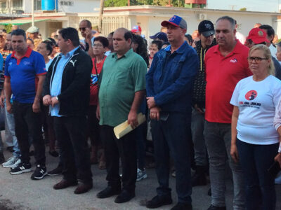 Reafirma Morón su respaldo a la Revolución