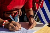 Respaldo incondicional en Morón a Mi firma por la Patria