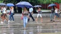 Amenaza de lluvias