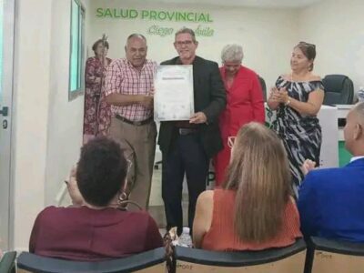Reconocimiento a equipo científico del hospital de Morón